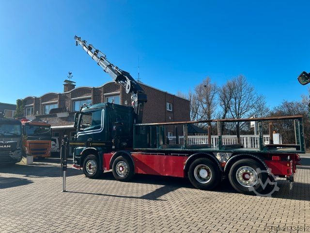 Truck mounted crane MERCEDES-BENZ 3253 + HIAB 302 Kran 8x2-4 HAD ALLRAD