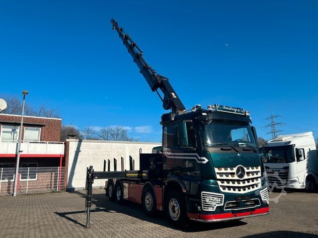 Truck mounted crane MERCEDES-BENZ 3253 + HIAB 302 Kran 8x2-4 HAD ALLRAD