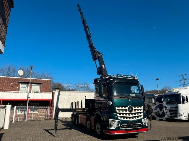 Truck mounted crane MERCEDES-BENZ 3253 + HIAB 302 Kran 8x2-4 HAD ALLRAD