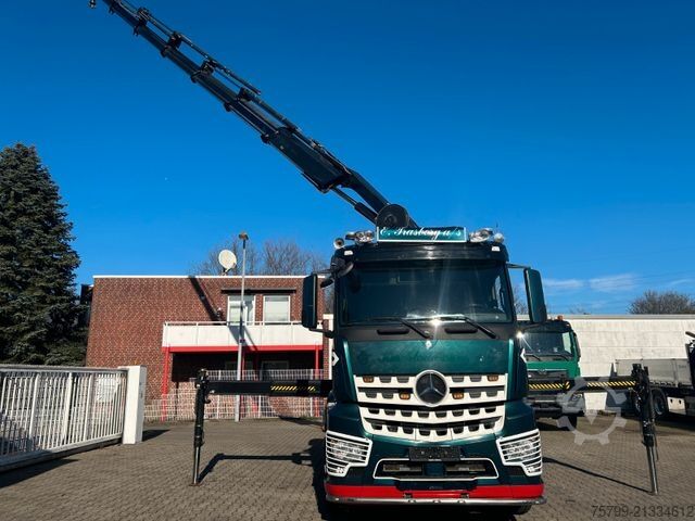 Truck mounted crane MERCEDES-BENZ 3253 + HIAB 302 Kran 8x2-4 HAD ALLRAD