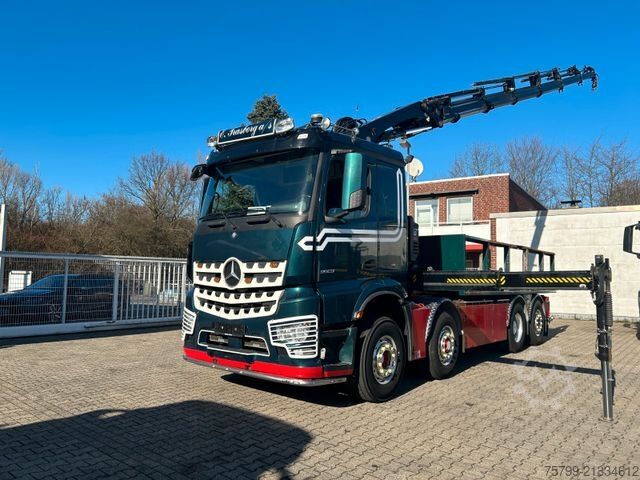 Truck mounted crane MERCEDES-BENZ 3253 + HIAB 302 Kran 8x2-4 HAD ALLRAD