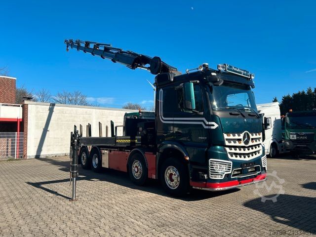 Truck mounted crane MERCEDES-BENZ 3253 + HIAB 302 Kran 8x2-4 HAD ALLRAD