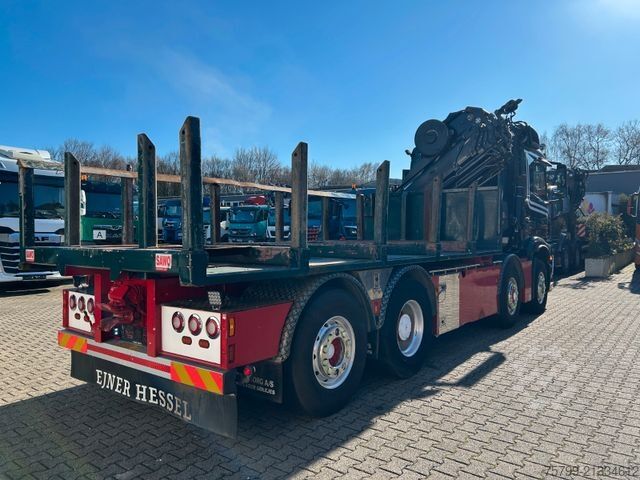 Truck mounted crane MERCEDES-BENZ 3253 + HIAB 302 Kran 8x2-4 HAD ALLRAD