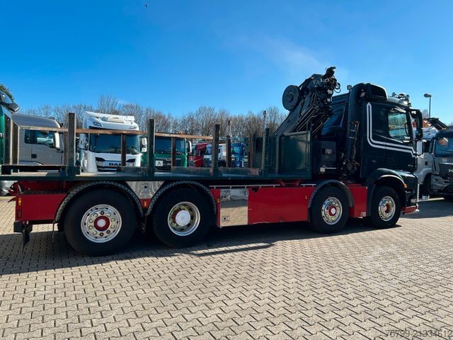 Truck mounted crane MERCEDES-BENZ 3253 + HIAB 302 Kran 8x2-4 HAD ALLRAD