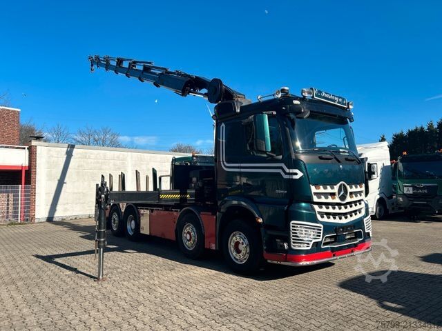 Truck mounted crane MERCEDES-BENZ 3253 + HIAB 302 Kran 8x2-4 HAD ALLRAD