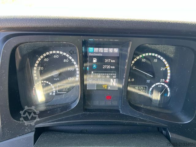 Flatbed truck with tarp MERCEDES-BENZ Antos 2540 L 6x2 Pritsche LBW