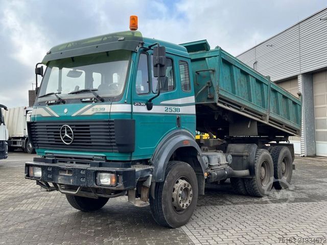 Three-sided tipper truck MERCEDES-BENZ SK 2538 6x4 3-Achs Kipper Meiller