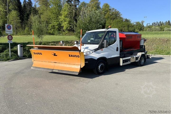 Roll-off tipper truck Iveco 70C17 Haken / Kehricht / WD