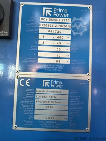 Lock profiling machine Prima Power BCE smart 2220