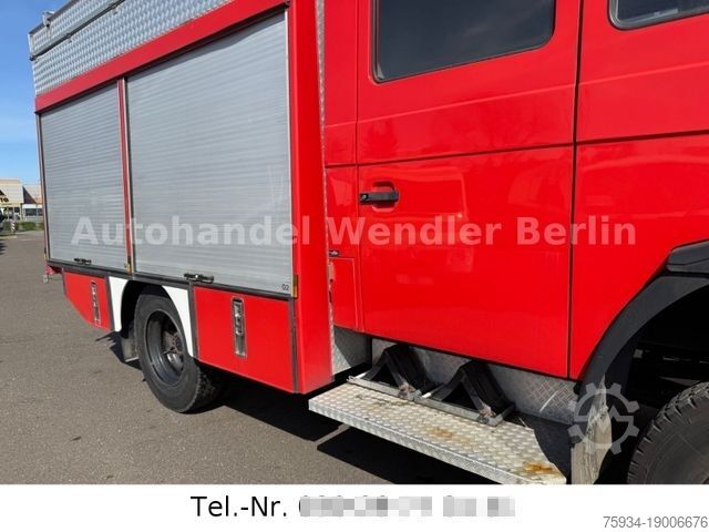 Vacuum tank truck MAN 12.232 4x4 Firefighter Tank 1200l orig 19tkm