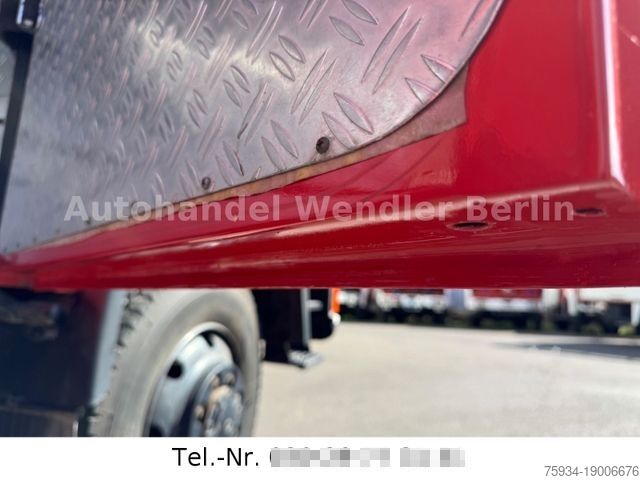Vacuum tank truck MAN 12.232 4x4 Firefighter Tank 1200l orig 19tkm