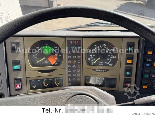 Vacuum tank truck MAN 12.232 4x4 Firefighter Tank 1200l orig 19tkm