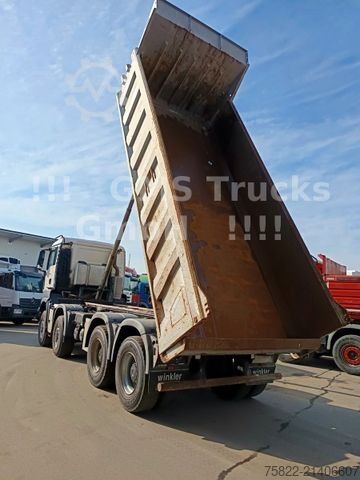 Tipper truck MAN TGS 41.480 / 8x6 / Manual / full Steel / Mulde