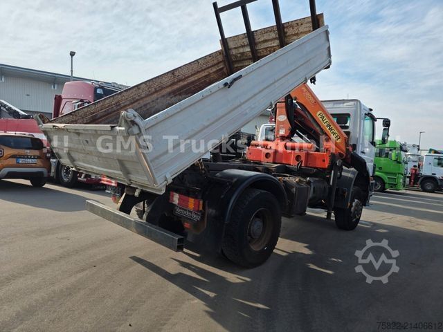Three-sided tipper truck MERCEDES-BENZ Atego 1828 / 4X4 ALLRAD / Meiller /18 Kran