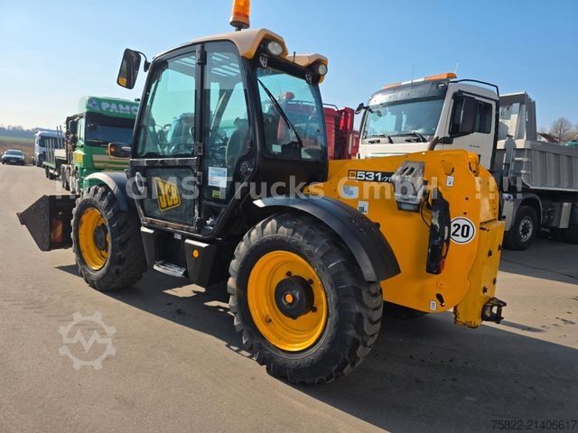 Wheel loader JCB 531-70 Tele Lader Loader / NUR 1600h