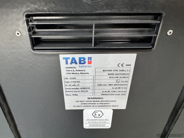 S 1.6 i * DEMO * Atex EX * Miretti 2G / Z1 * NEUE Batterie!! HYSTER S 1.6 i * DEMO * Atex EX * Miretti 2G / Z1 * NEW battery !!