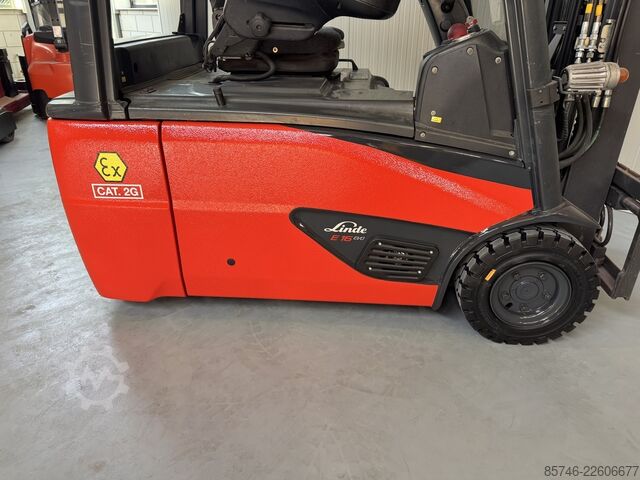 E 16 L - 386 / 02 Evo * Atex EX * Proplan 2G / Z1 * NEUE Batterie!! LINDE E 16 L - 386 / 02 Evo * Atex EX * Proplan 2G / Z1 * NEW battery !!