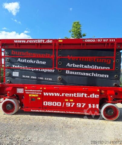 Scherenarbeitsbühne Magni ES 2814 E Elektro 28,00 m mit Stützen