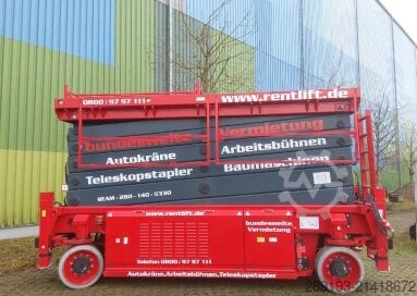 Scherenarbeitsbühne Magni ES 2814 E Elektro 28,00 m mit Stützen
