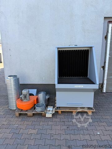 Grinding table with extraction KEMPER KEMPER KEMPER 998200004/92 215