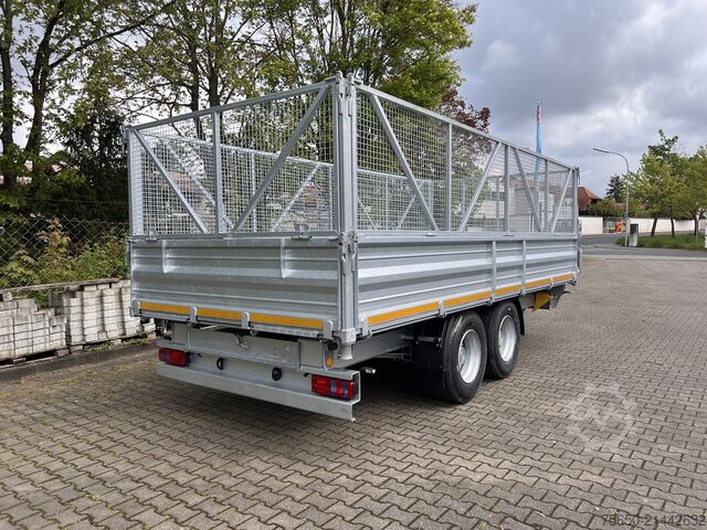 Tipper trailer Möslein TTD 14  5,70 m  14 t Tandem- Kipper Tieflader 5,70 m lang, Breite Reifen-- Neufahrzeug --