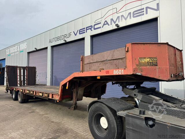 Low loader Fruehauf **FULL STEEL-BELGIAN ORIGINE**
