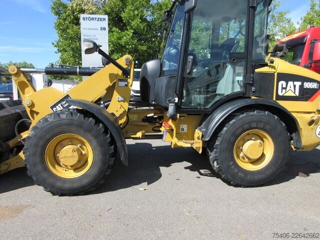 Radlader caterpillar 906H2 Radlader, Schaufel + Gabel