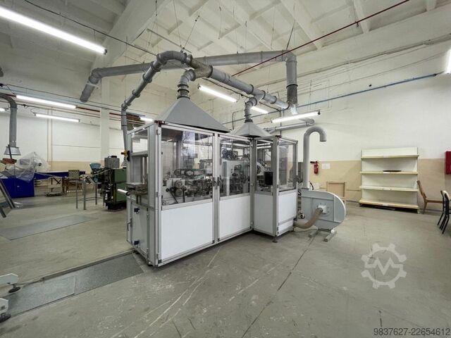 Automatic zig-zag cotton wool line LINKS S.r.l. Z/AP + ASA + L/CC