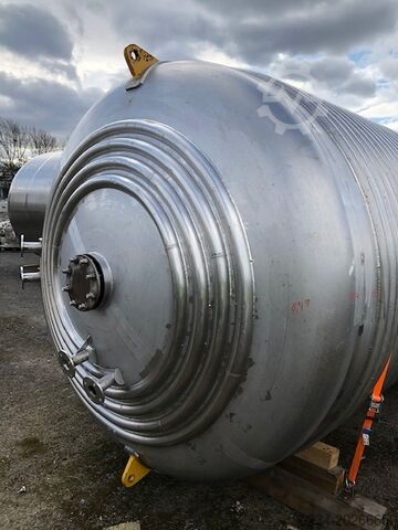 15,000 Litre, 3.6 Bar/Full Vacuum Internal, 5.5 Bar Jacket, Stainless Steel Vertical Reactor SINCLAIR STAINLESS 15,000 Litre