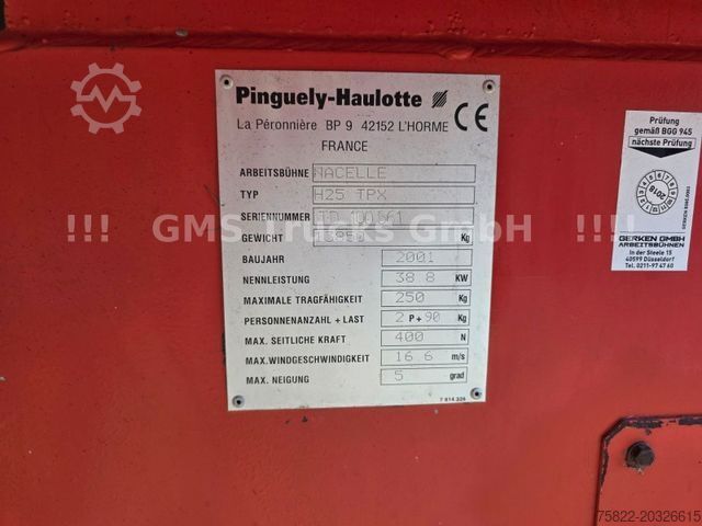 Work platform HAULOTTE H 25 TPX / 25 Meter / 4X4 ALLRAD / Diesel