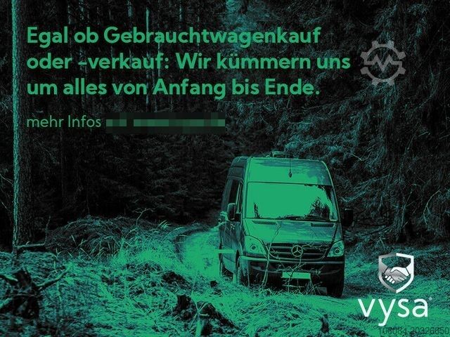 High top van MERCEDES-BENZ 317 MAXI XXL ÜBERHANG JUMBO MBUX KLIMA R-CAM