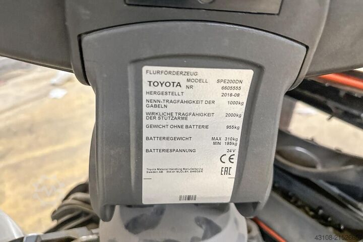 Niederhubwagen BT SPE 200 DN