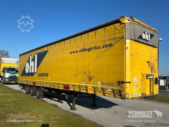 Auflieger mit Pritsche & Plane Schmitz Cargobull Curtainsider Mega