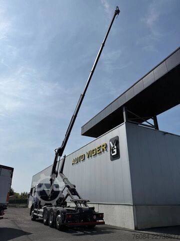 Kranwagen Mercedes-Benz Arocs 3240 *8x4*Luchtvering A verst*Containersy...