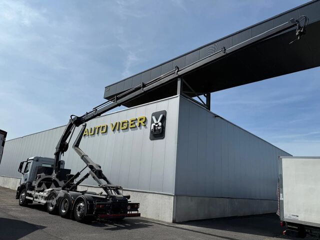 Kranwagen Mercedes-Benz Arocs 3240 *8x4*Luchtvering A verst*Containersy...