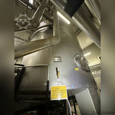 25000 Liter temperierbare Lagertanks aus V4A mit vollverschweißtem Isomantel Behälterbau Bader GmbH 9862
