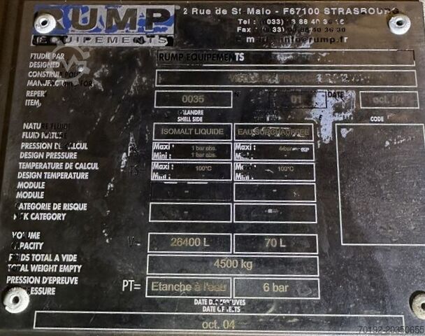25000 Liter temperierbare Lagertanks aus V4A mit vollverschweißtem Isomantel Behälterbau Bader GmbH 9862