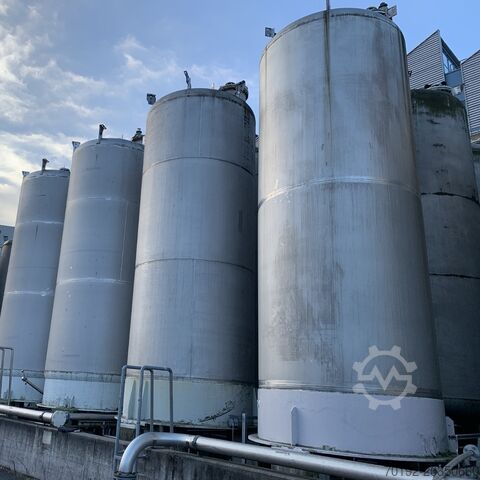 27200 Liter Lagertank aus V4A INOX - MAURER AG K0116