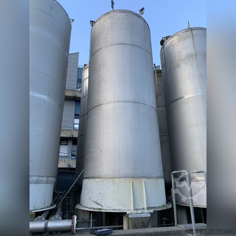 27200 Liter Lagertank aus V4A INOX - MAURER AG K0116