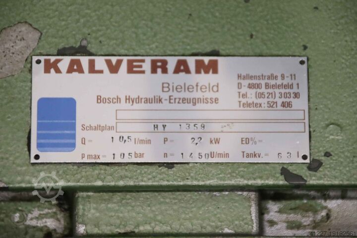 Hydraulikaggregat 2,2 kW 105 bar Bosch HY 1359