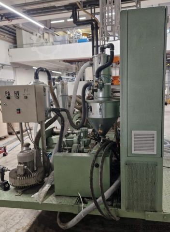 Sonstige Maschinen HBM Heilsbronner Maschinenbau 3-Schicht Extrusionsanlage (komplett) auf Drehplattform + Automatikwickler