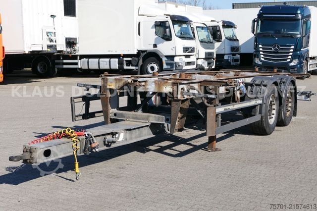 Swap chassis trailer SCHMITZ CARGOBULL SGF C2 BDF Wechselfahrgestell SAF-Achsen