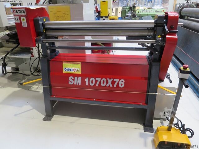 Blechbiegemaschine - 3 Walzen OSTAS SM 1070 x 76