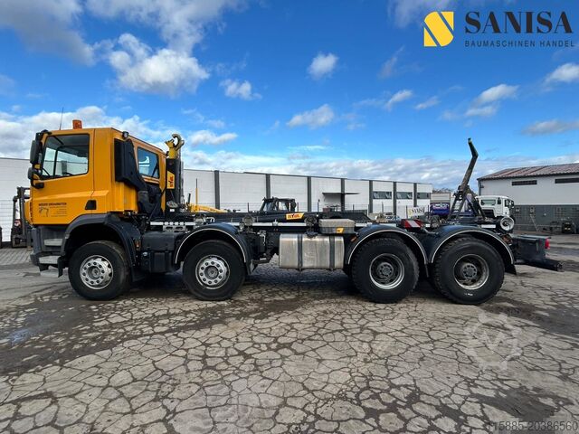 Roll-off tipper DAF CF 450 Abrollkipper HYVA 30-67-S 30T/Lenkachse