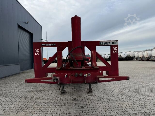 Container transportation Van Hool 2 AXLE 20FT TIPPING-CHASSIS, TWIN-TIRES, BPW + ...