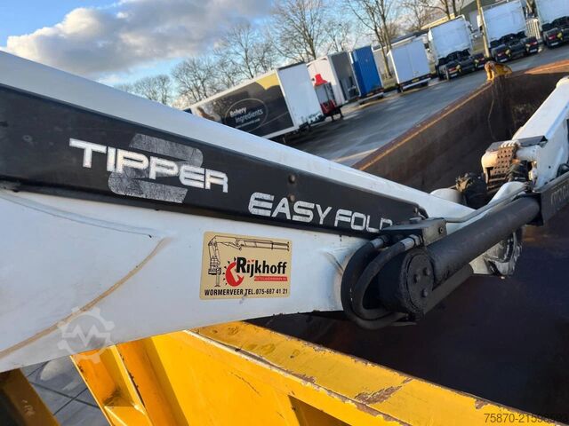 Crane truck DAF CF 360 FAN Kipper knijperwagen