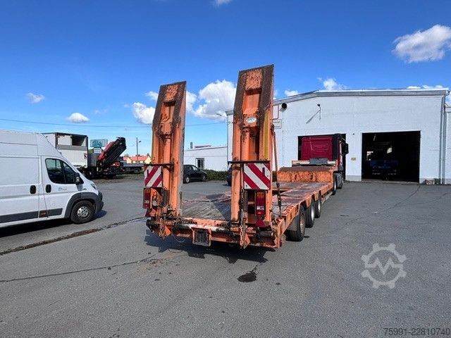 Low loader semitrailer LANGENDORF Tiefladesattelauflieger HKM