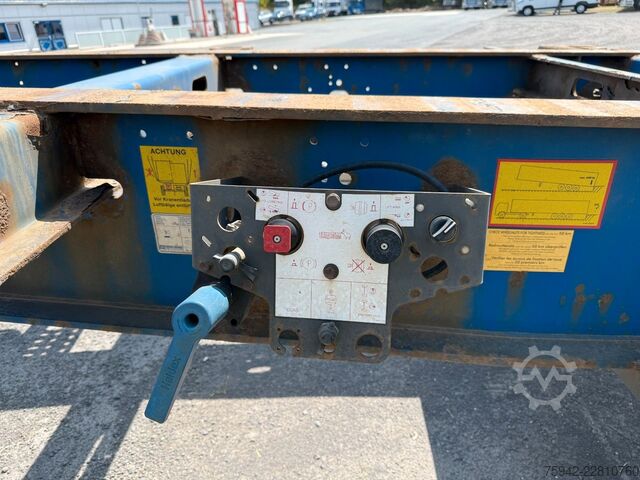 Swap body semitrailer SCHMITZ CARGOBULL SCF 24G LIFT 40" 2x20" 30"