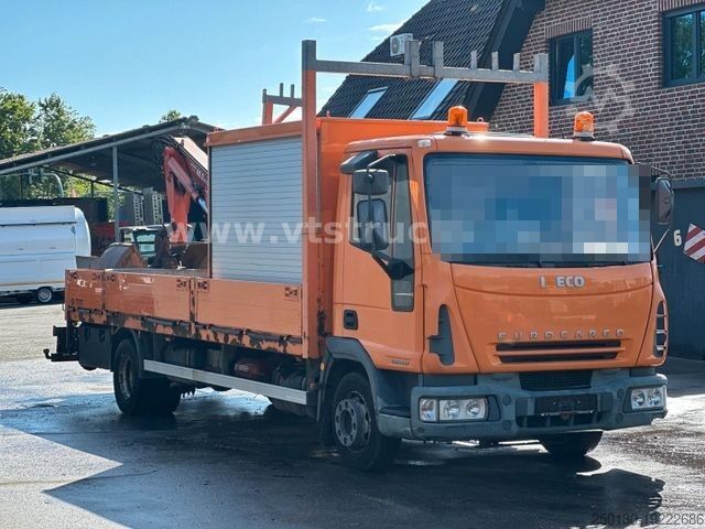 LKW mit Pritsche (offen) IVECO EuroCargo ML Pritsche mit Atlas 65.2 Ladekran