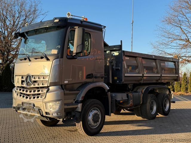 Dreiseitenkipper LKW MERCEDES-BENZ AROCS 3345 6x6 Euro 6 Kipper mit Bordmatik